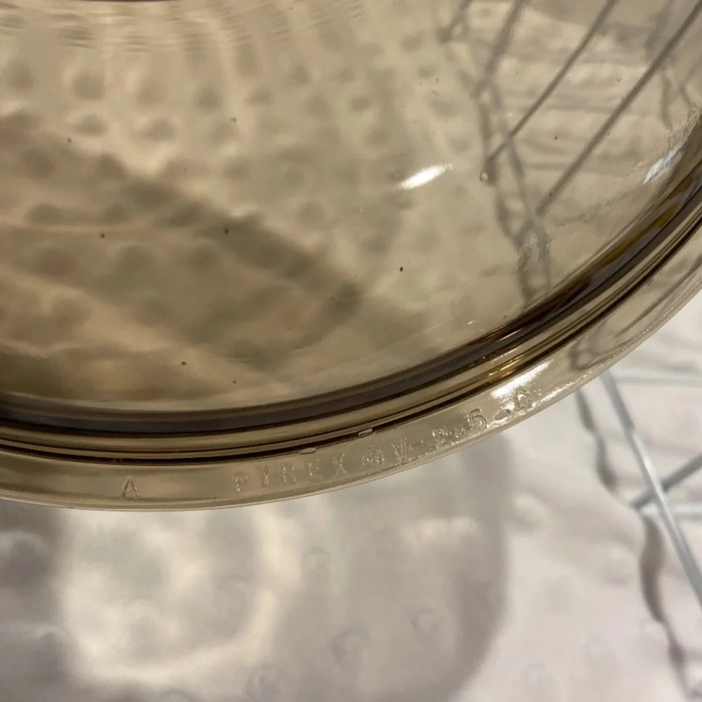 Vintage Pyrex Vision Vented Replacement Lids (3) in Smoke or Amber